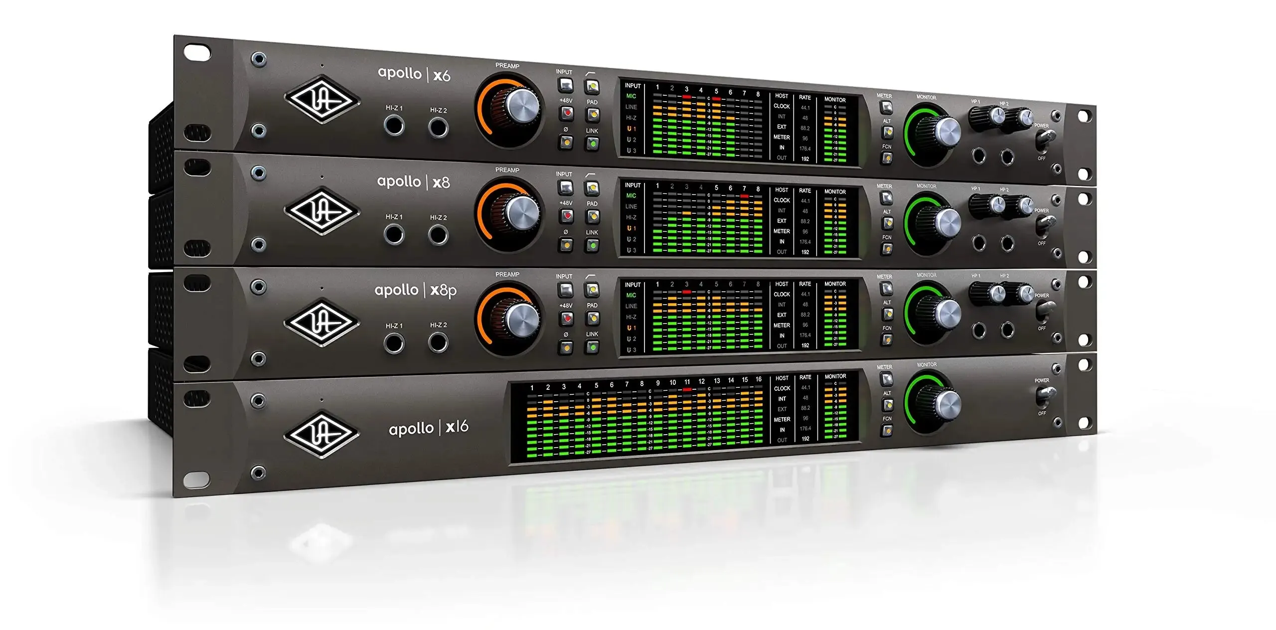 

Универсальный аудио-интерфейс Apollo x8 с UAD DSP