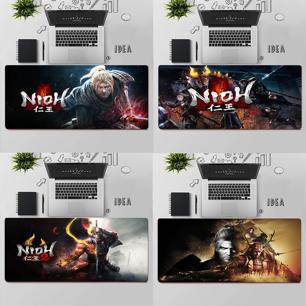 NIOH игровой коврик для мыши большой компьютерной XXL силиконовый ковер клавиатура