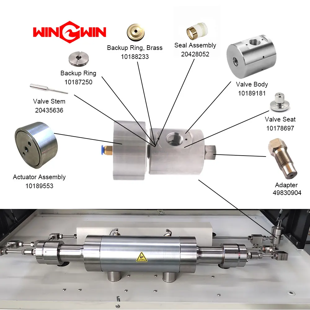 Water Jet Cutting Machine On Off Valve Repair Kits 20435636/49894207 Valve Stem Waterjet Needle