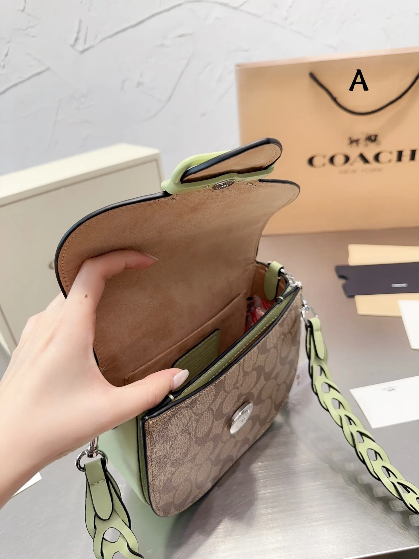 в стиле Coach Новые модные кошельки-мессенджеры сумки на плечо подмышки Модные