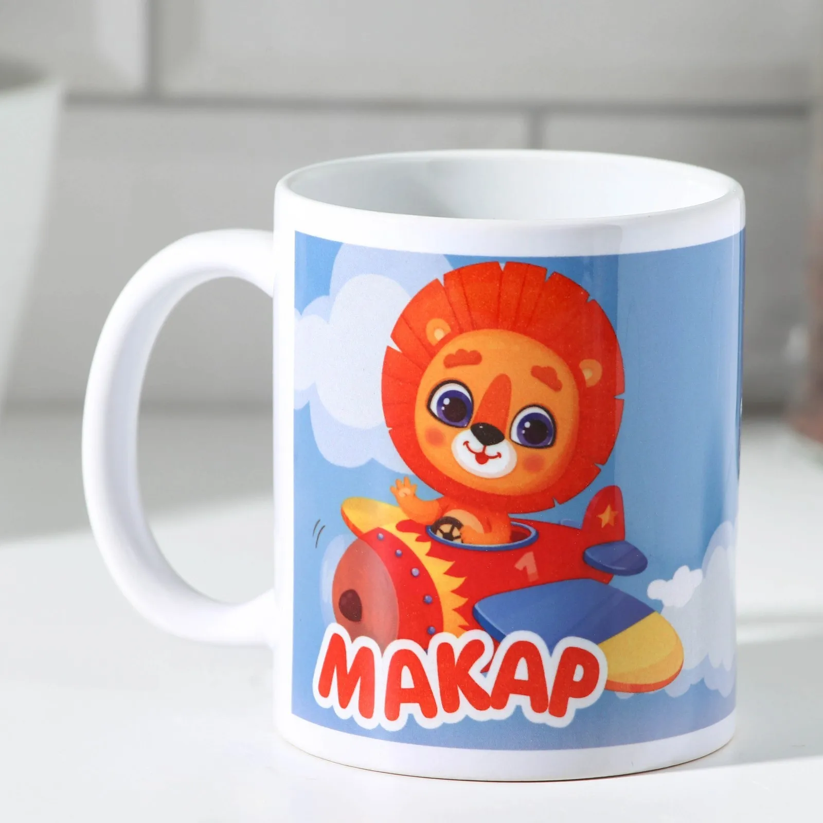 Кружка сублимация 'Макар' 320 мл (комплект из 7 шт)