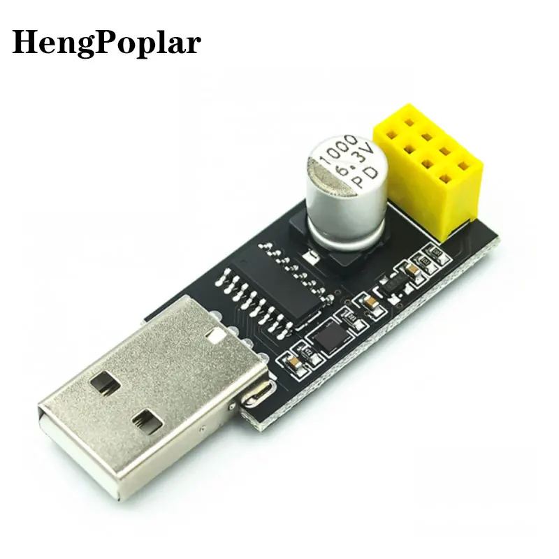 Адаптер программатора ESP01 UART GPIO0, Женский адаптер ESP8266, CH340G USB в ESP8266, последовательный беспроводной модуль для разработки Wi-Fi
