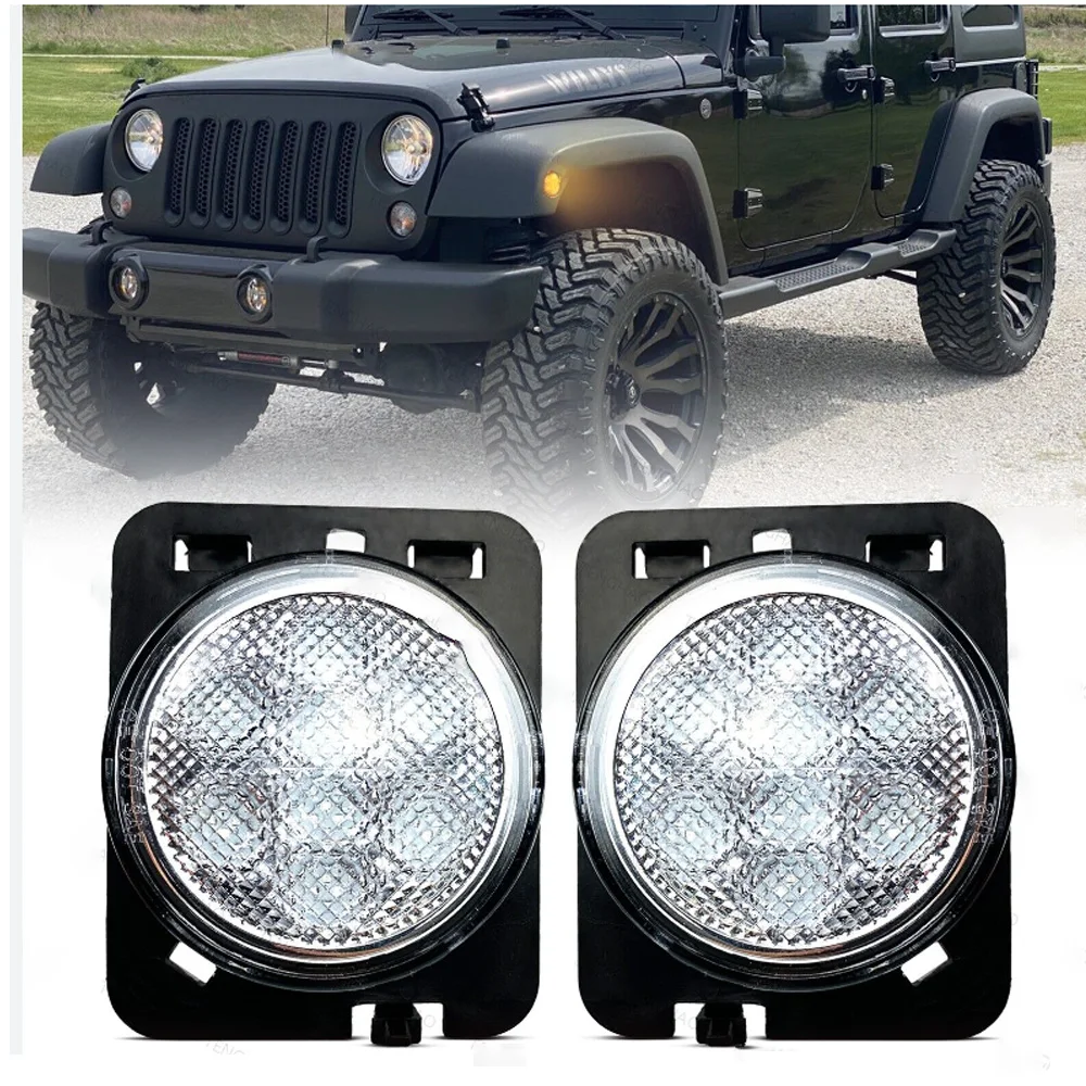 1 пара фсветильник для Jeep Wrangler JK 2007-2017