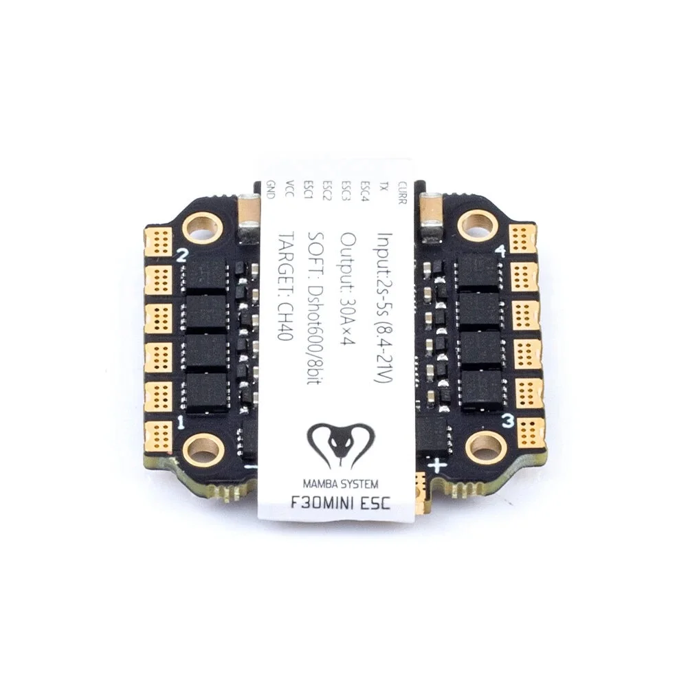 

MAMBA F30 MINI 30A blheli _ S 2-5S DSHOT600 8 бит бесщеточный ESC 20x20 мм для радиоуправляемого дрона FPV