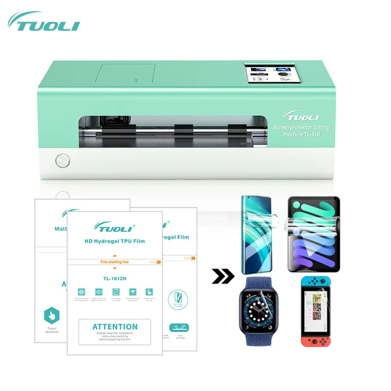 TUOLI TL518 Automatic laser cutting machine mobile phone screen film forming machine oca film nano hydrogel film machine