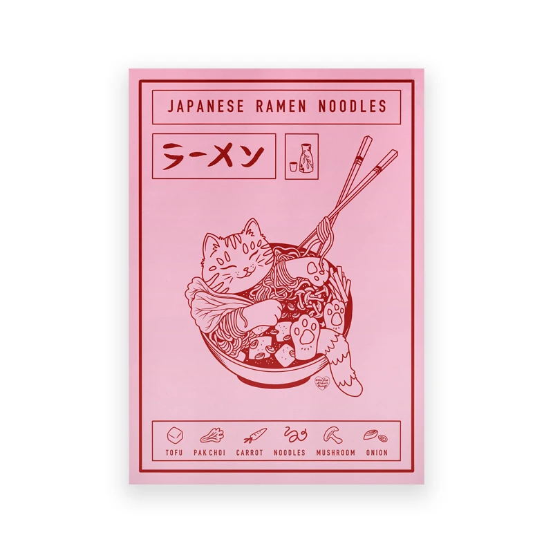 

Живопись "Кошка с раменом" Blue Hour