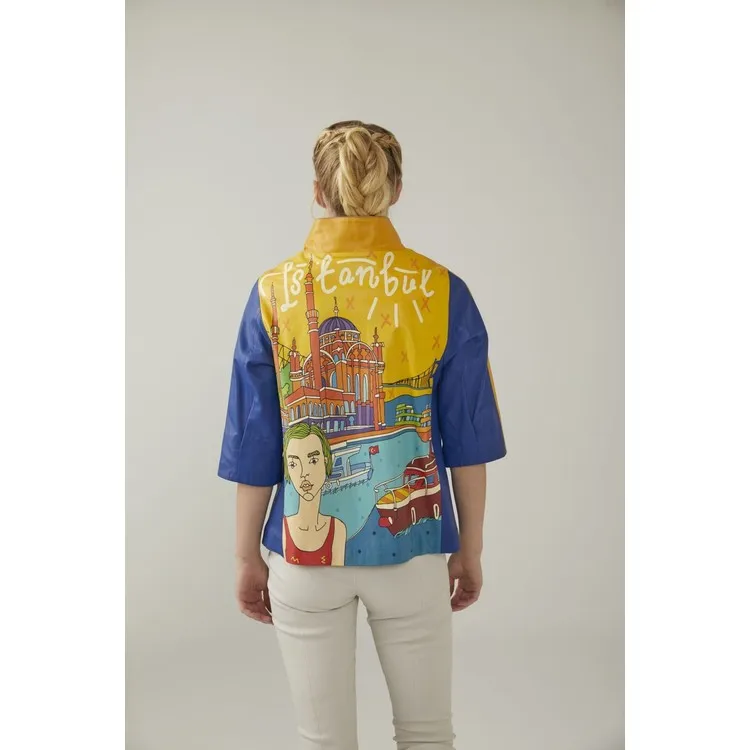 Рисунок 2 - Deriderim Синяя женская кожаная