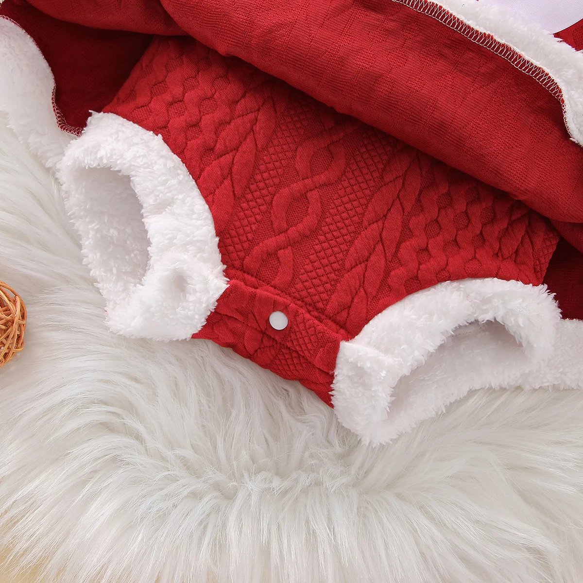 KISKISSING Baby Girls Rompers Knitted Dress Bodysuits Infant Mother Kids Newborn Patchwork Jumpsuit Christmas Baby Girl Clothes