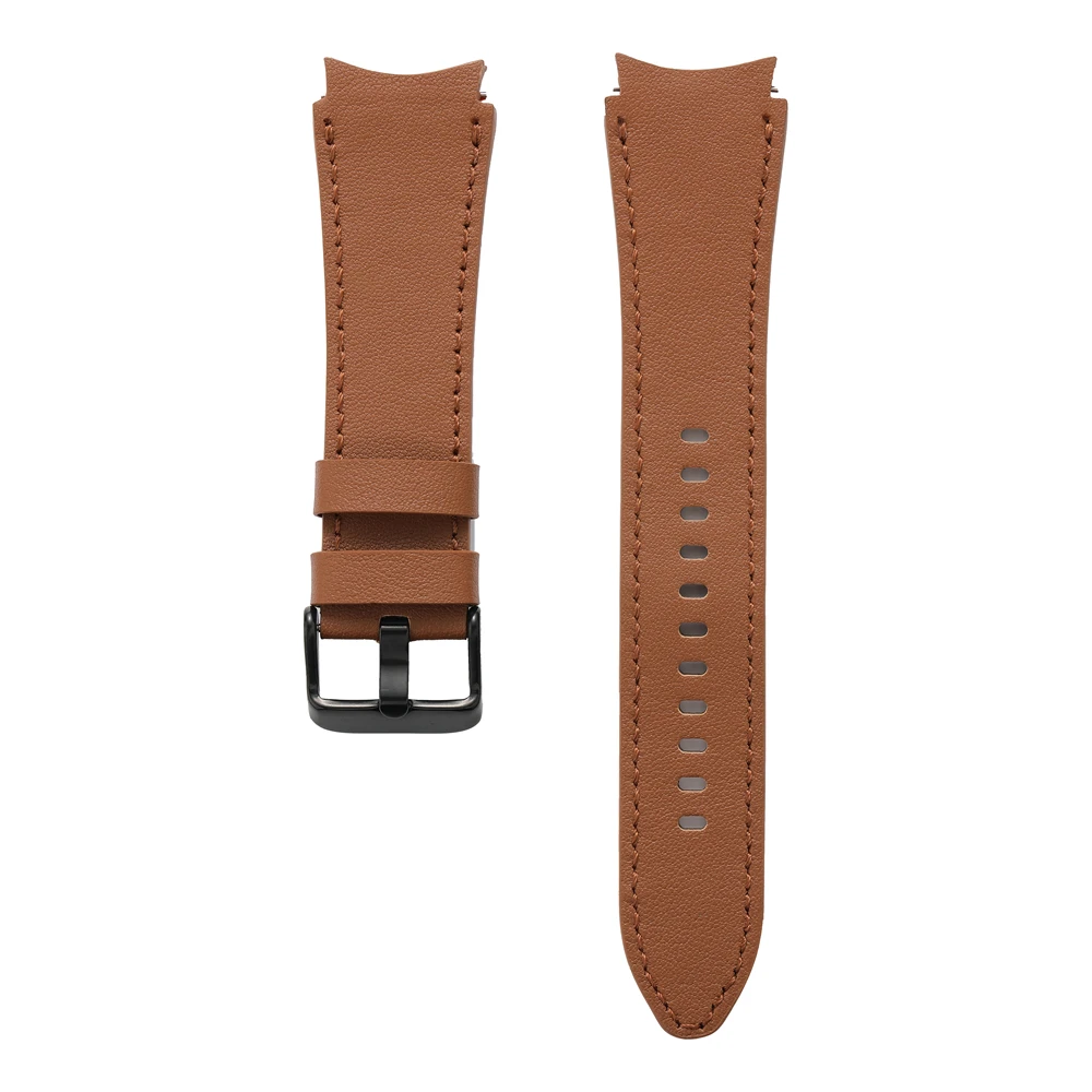 Leather Strap For Samsung Galaxy Watch 4 classic 42mm 46mm Smartwatch Silicone correa Bracelet Galaxy Watch 4 40mm 44mm 5 pro