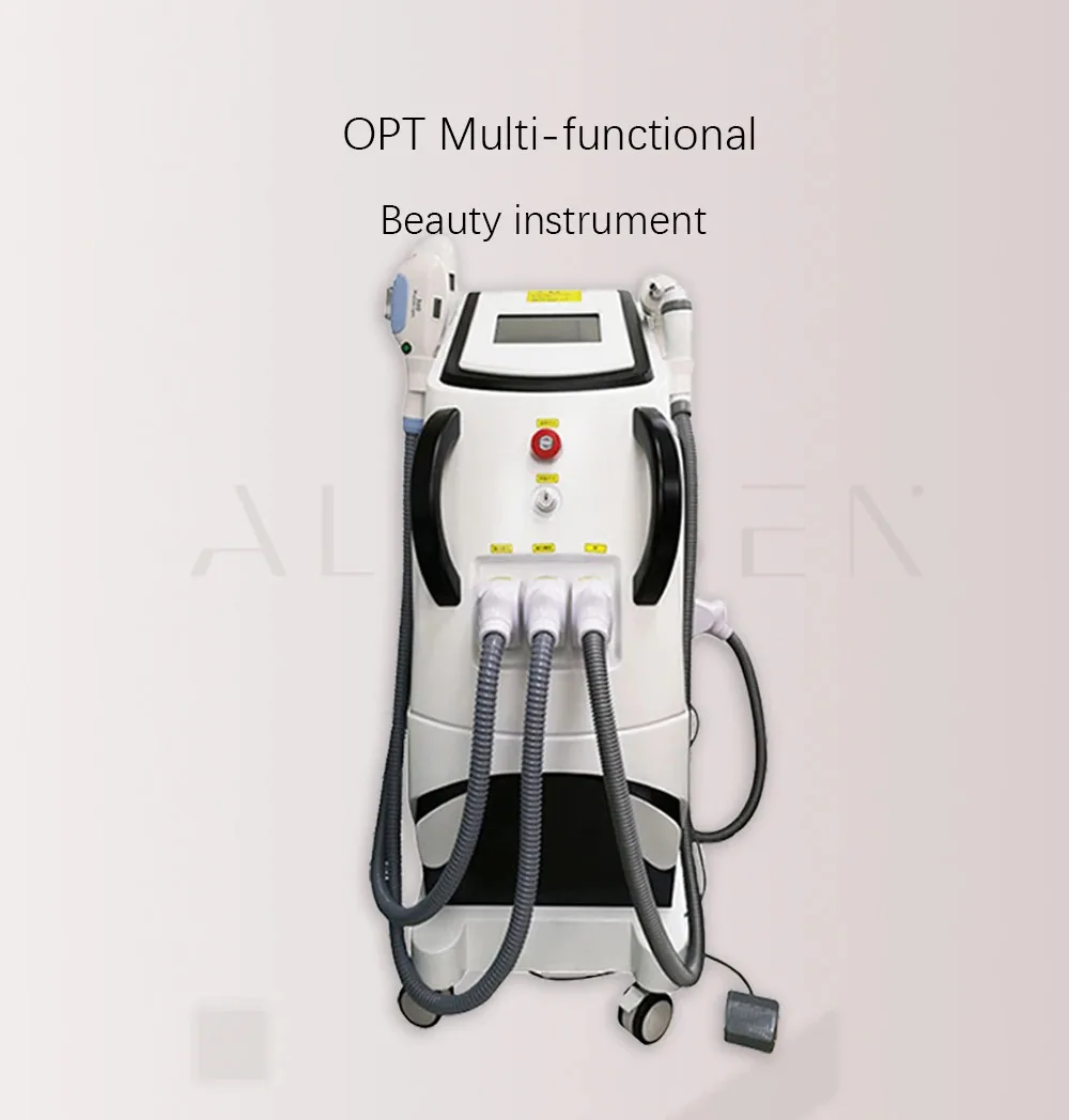 

4In1 IPL Hair Removal Tattoo Removal Skin Rejuvenation Face Lifting OPT Carbon Peeling Skin Whitening Beauty Machine For Spa CE