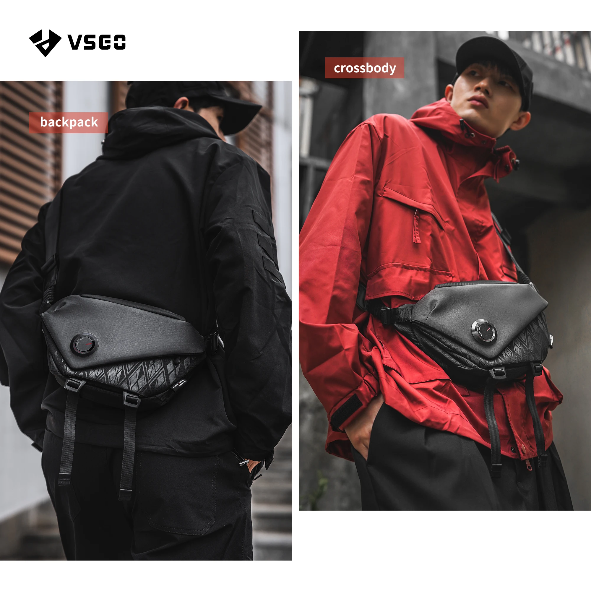 Профессиональная сумка для фотосъемки VSGO нагрудные сумки через плечо мужчин и