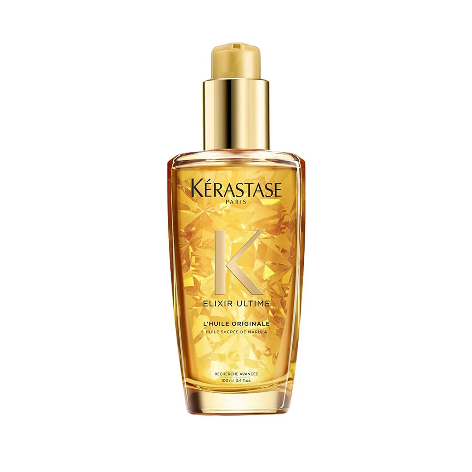 

KERASTASE Elixir Ultime L'Huile Original Hair Oil | Hydrating Oil Serum Creates Frizz-Free Shiny Hair | With Argan Oil, Camellia