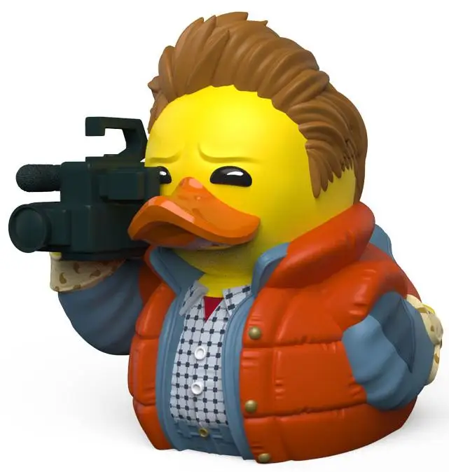 Персонажи фильма - фигурка-утка Numskull Tubbz: Марти Макфлай (Marty McFly) назад в будущее (Back to the Future) 9 см