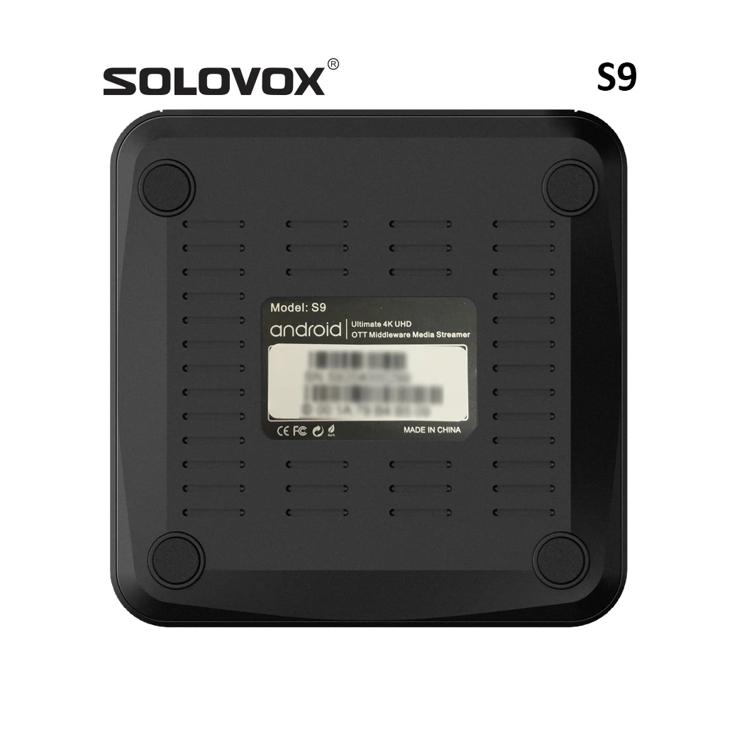 Смарт ТВ-приставка SOLOVOX S9 2022 дюйма Android 11 S905W2 четырёхъядерный стандартный Wi-Fi 4K MARS X