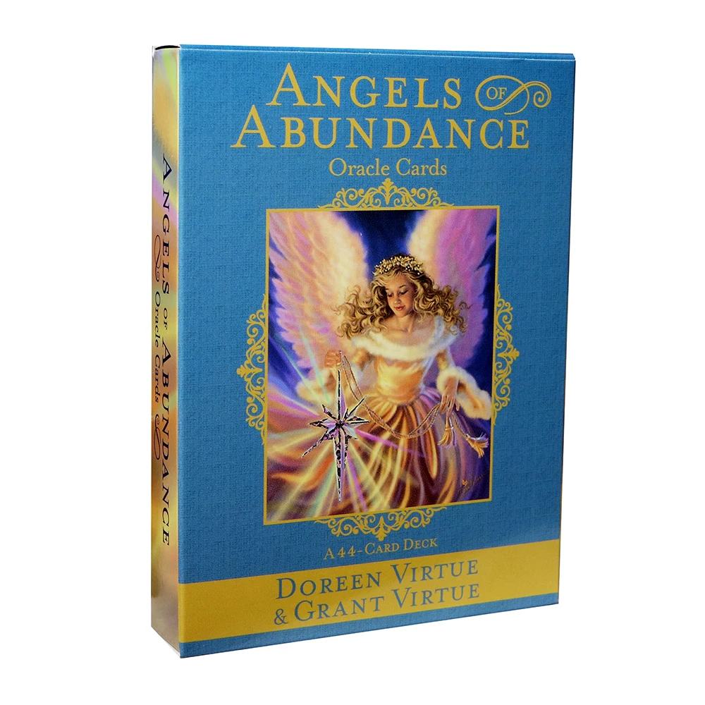 

2022 New Angels of Abundance Oracle Cards English Version Playing Game Toy Divination Game Tarot Cards Deck Gift