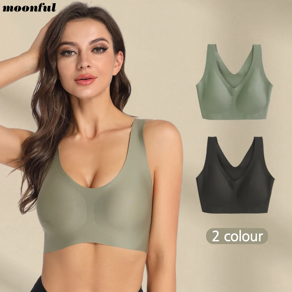 Women Bra Sexy Seamless Brassieres Wirefree Bras Intimate Woman Lingerie Invisible Brassieres Soft Push Up Underwear Female