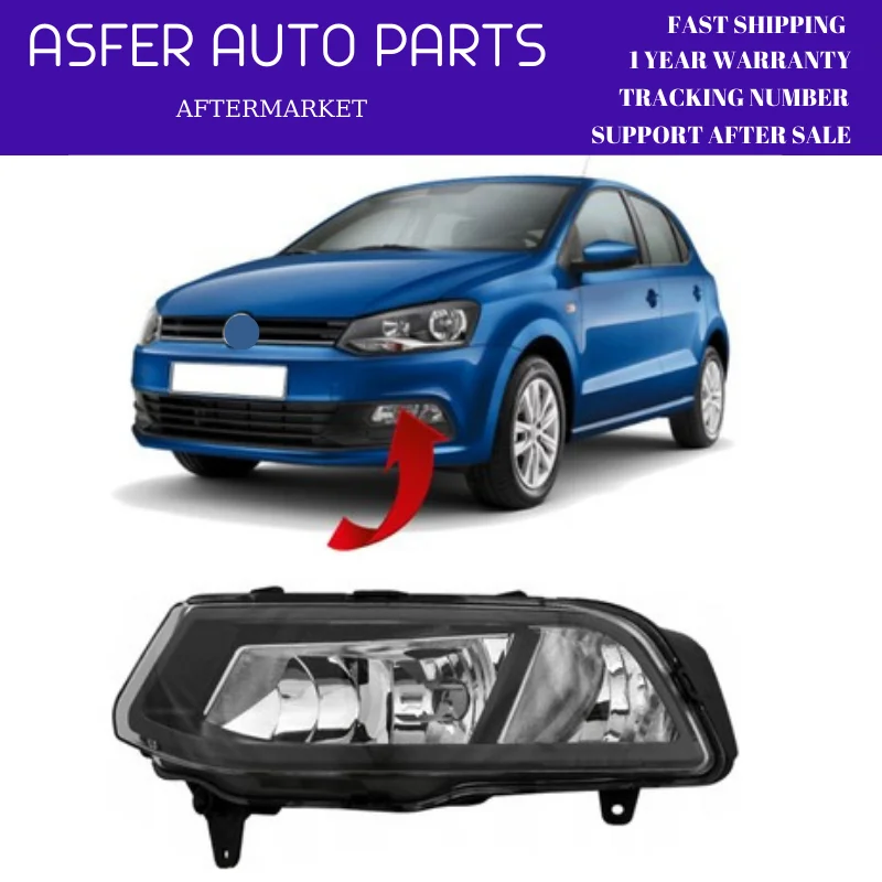 

Fog Light Daylight Fit For Vw Polo 2014-2017 Left Right Side Double Sense High Quality Oem 6C0941662C 6C0941661C