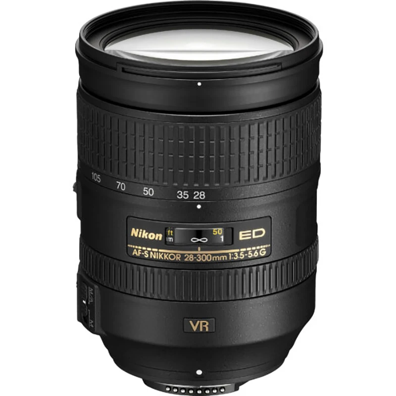 

Nikon AF-S FX NIKKOR 28-300mm f/3.5-5.6G ED Vibration Reduction Zoom Lens with Auto Focus for Nikon DSLR Cameras