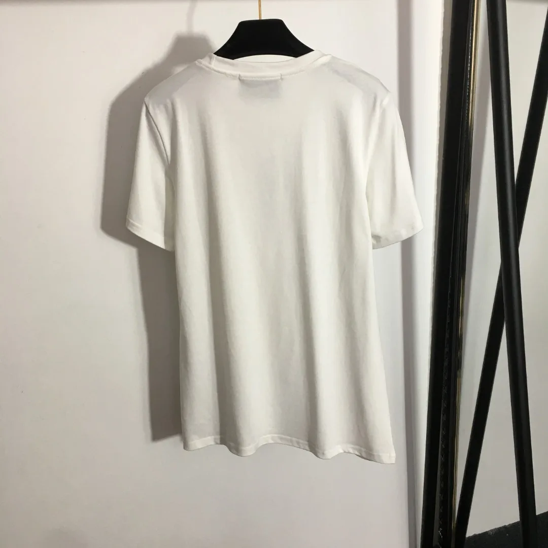 

2023 New Short-sleeved T-shirt Women's Summer Loose Cotton Round Neck Top All-match Casual