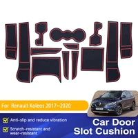 car non slip door groove mat for for renault koleos mk2 samsung qm6 20172020 2018 auto anti slip door groove mat car accessorie