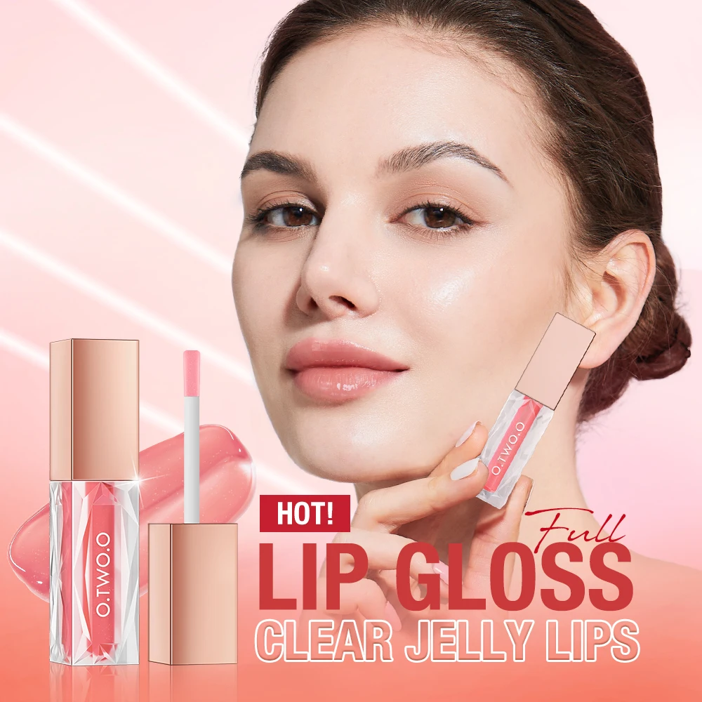 O.TWO.O Moisturizing Lip Tint gloss Oil 5 Crystal Colors Long-lasting Nutritious Makeup Sexy Plump Glow Plumper |