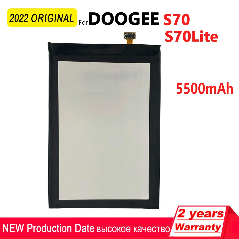 Original 5500mAh BL 5500 Replacement Phone Battery For Doogee S70 S70 Lite Phone High quality Batteries With Tracking Number