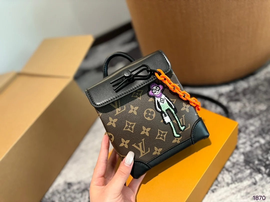 Стиль Louis Vuitton Копия 1:1 Новые Сумки Универсальная Через Плечо Сумка-меССенджер