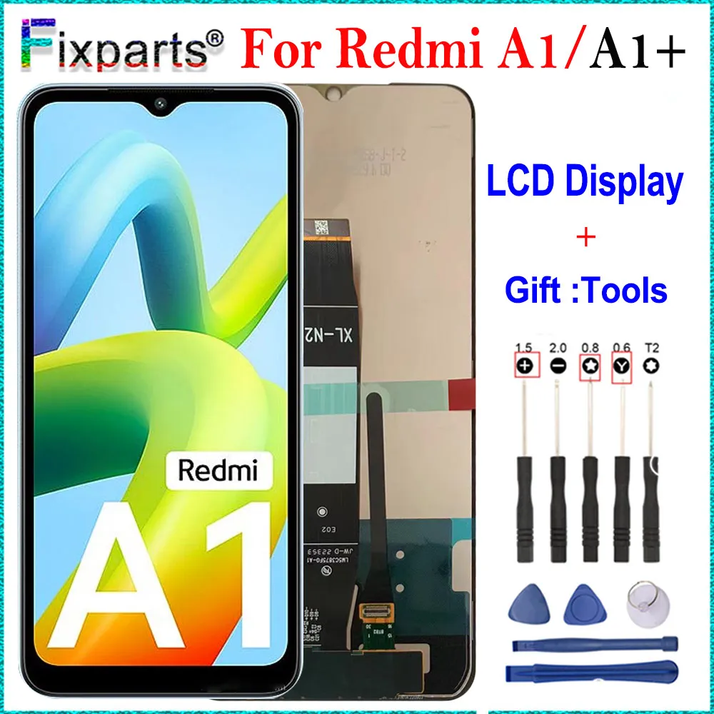 

ЖК-дисплей 6,52 дюйма для Xiaomi Redmi A1, с сенсорным экраном и дигитайзером в сборе, запасные части для Xiaomi Redmi A1