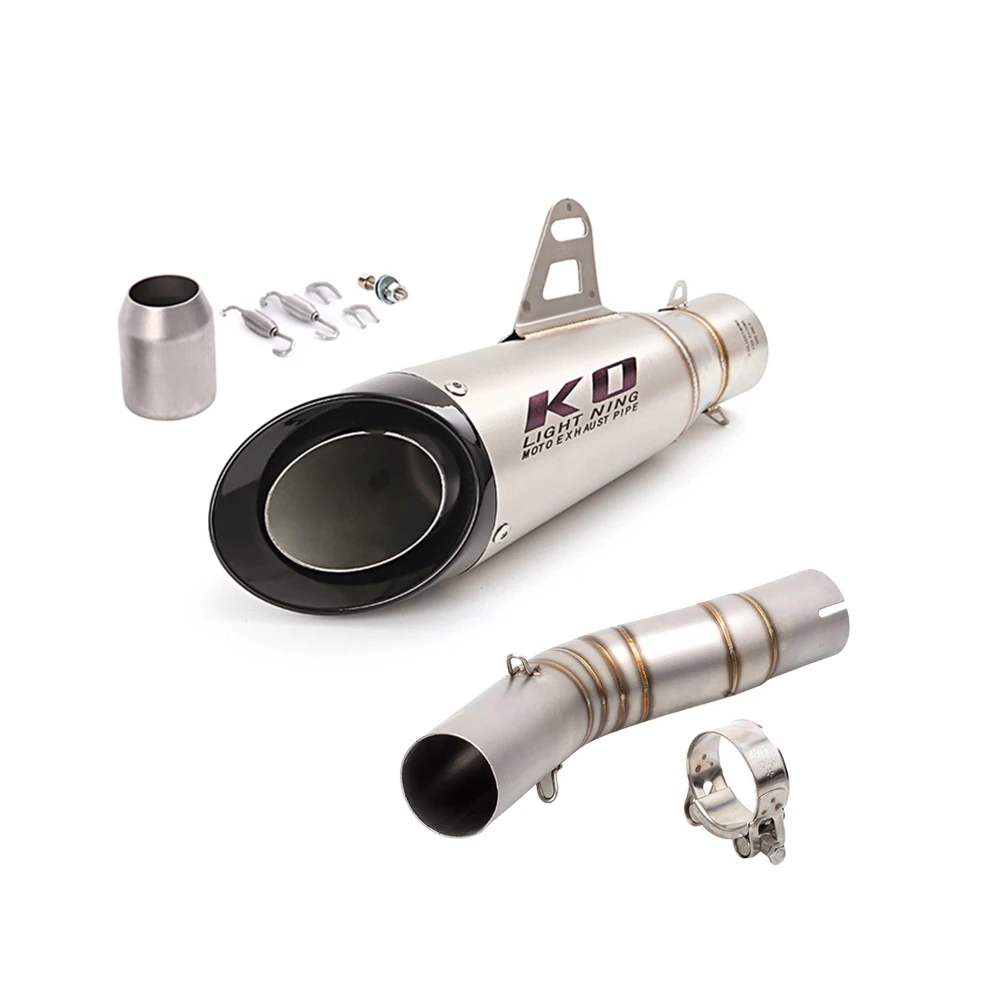 Фото Выхлопная система Slip On для мотоцикла Suzuki GSXR 1000 2005-2006, полная система из нержавеющей стали, соединительная труба, глушитель с DB-киллером №2