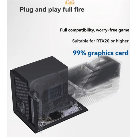 Внешний адаптер EGPU USB4.0 к Pcie X16 EGPU для ноутбука NUC ITX STX