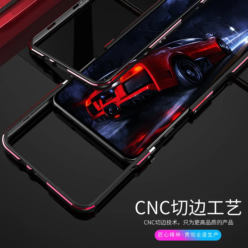 ZSHOW Case for Xiaomi Black Shark 4 4 Pro Case Bumper Metal Aluminum Shark Cooler Drop Protecton