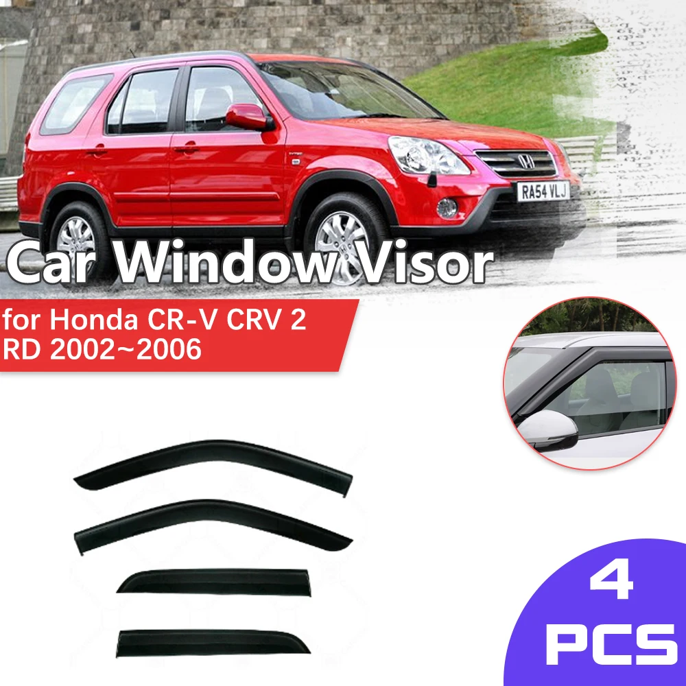 Автомобильный оконный козырек для Honda CR-V CRV 2 RD 2002 ~ 2006 навес от дождя