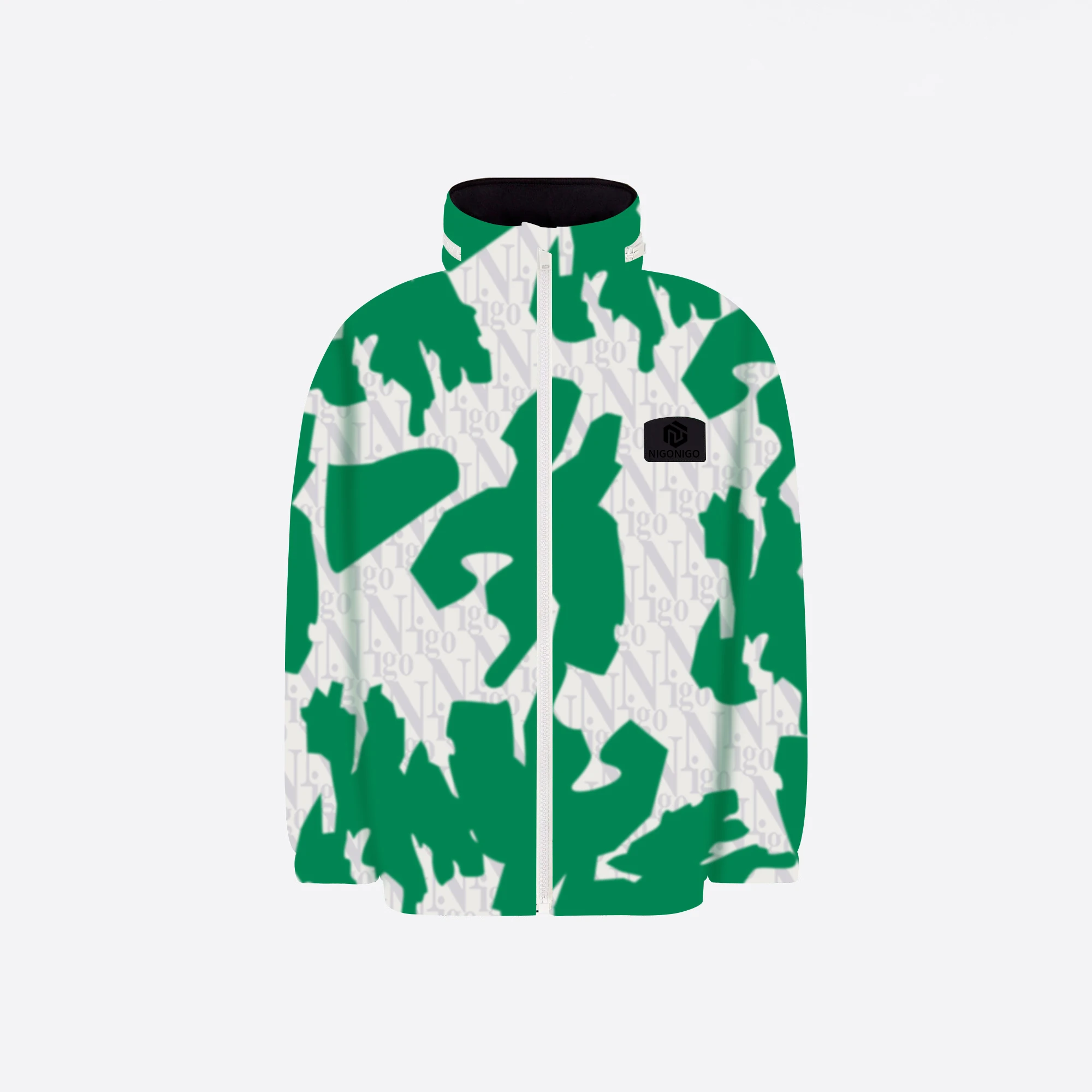 

NIGO Children's Printed Zip Hooded Jacket Casual Coat #nigo31248