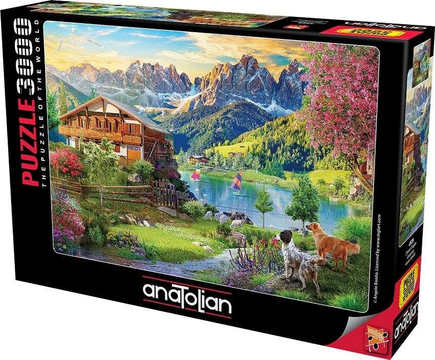 

Anatolian Jigsaw Puzzle 3000 Piece Dolomite Mountains High Quality Puzzle Table Decoration Educational Adult Child Gift Game 120x85 cm