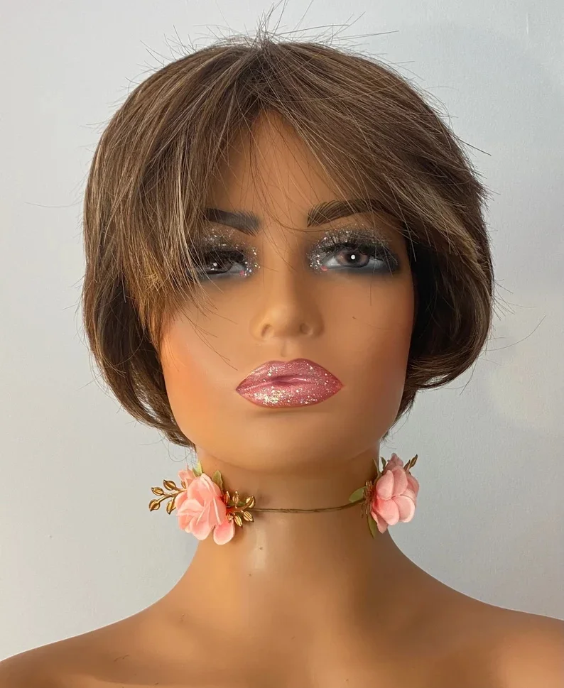 Синтетические парики из высокотемпературного волокна 100% японское волокно омбре