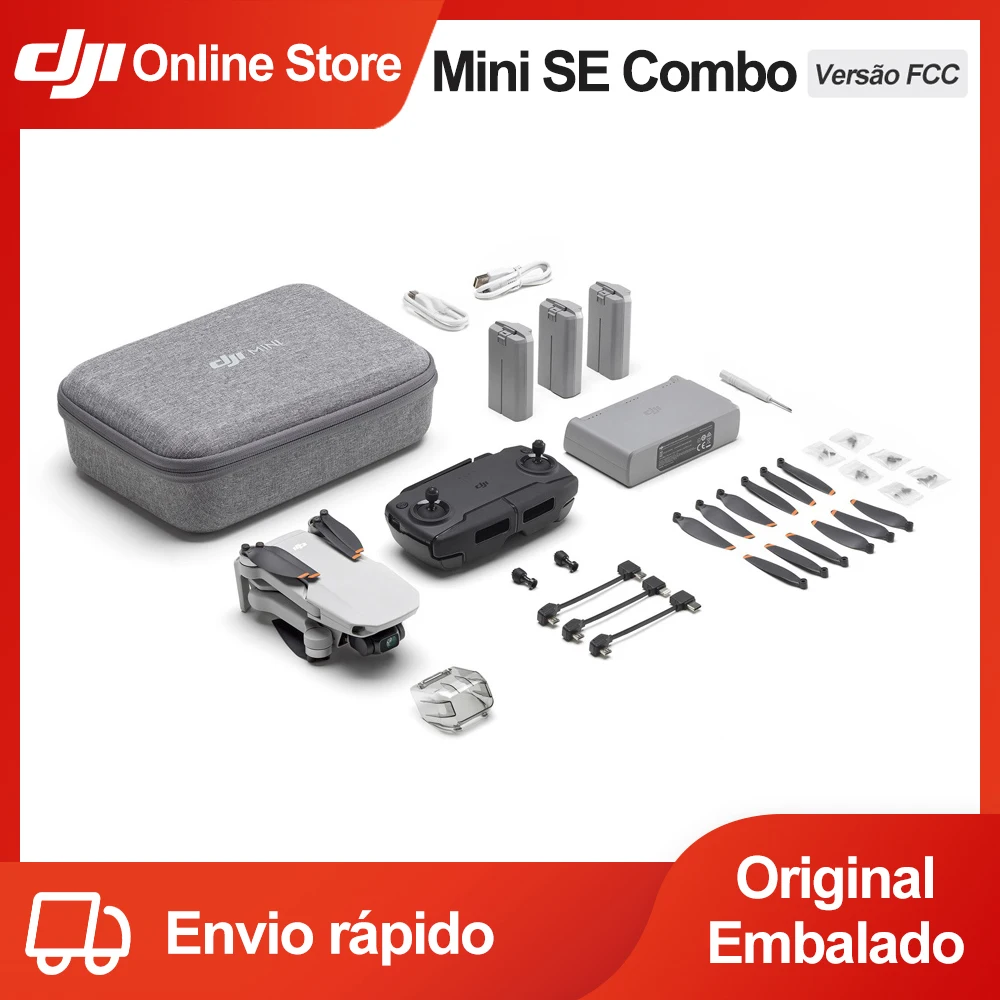 

DJI Mavic Mini SE FCC Fly More Combo Camera Drones Quadcopter 2.7K 242g Ultralight 30 Mins Flight Time 4km HD Video Transmission