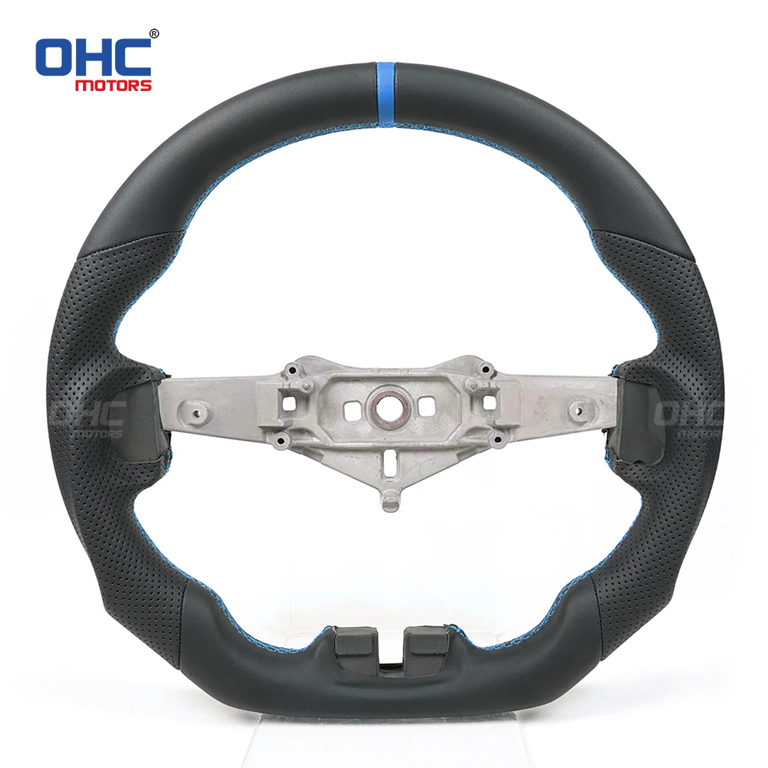 Фото Руль OHC Custom для Jeep Wrangler JK/JKU 2011-2016, кожаный, перфорированный №5
