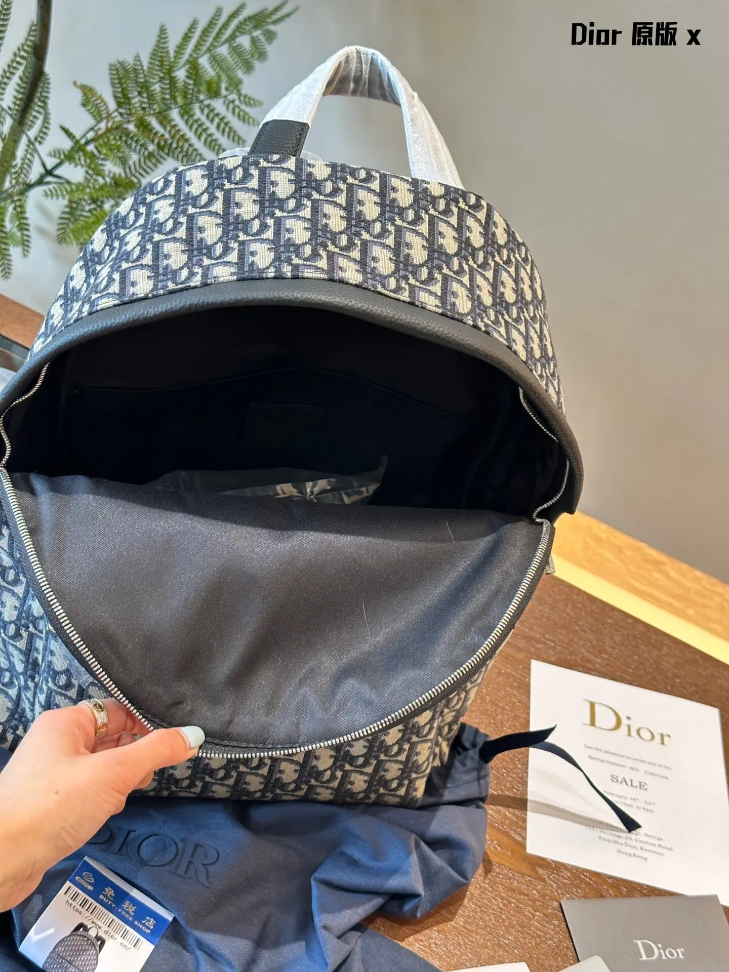 Dior Tote Cope 1:1 Новинка 2024 мужской модный рюкзак портфели кошелек сумки на плечо с