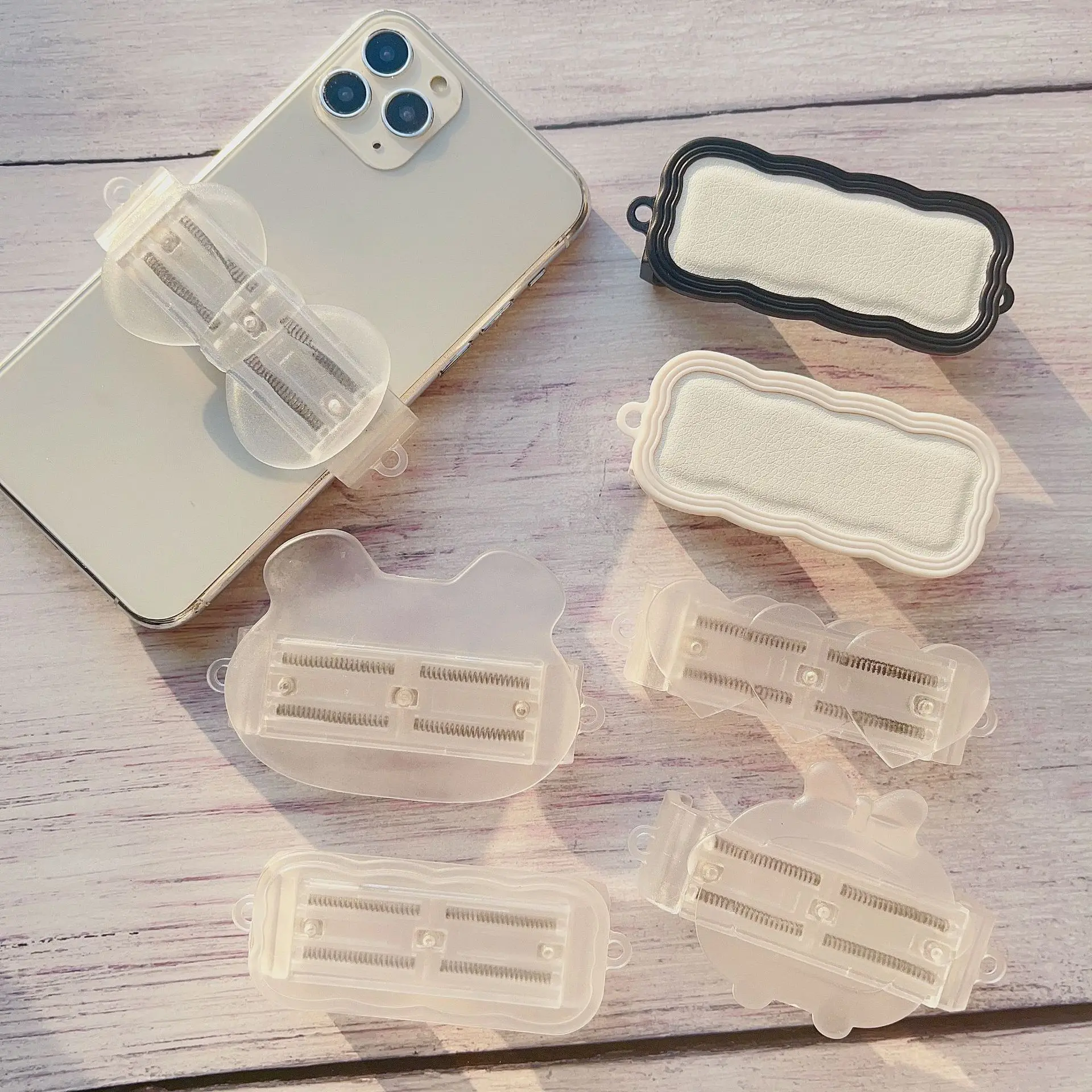 

Прозрачный задний зажим для поделок