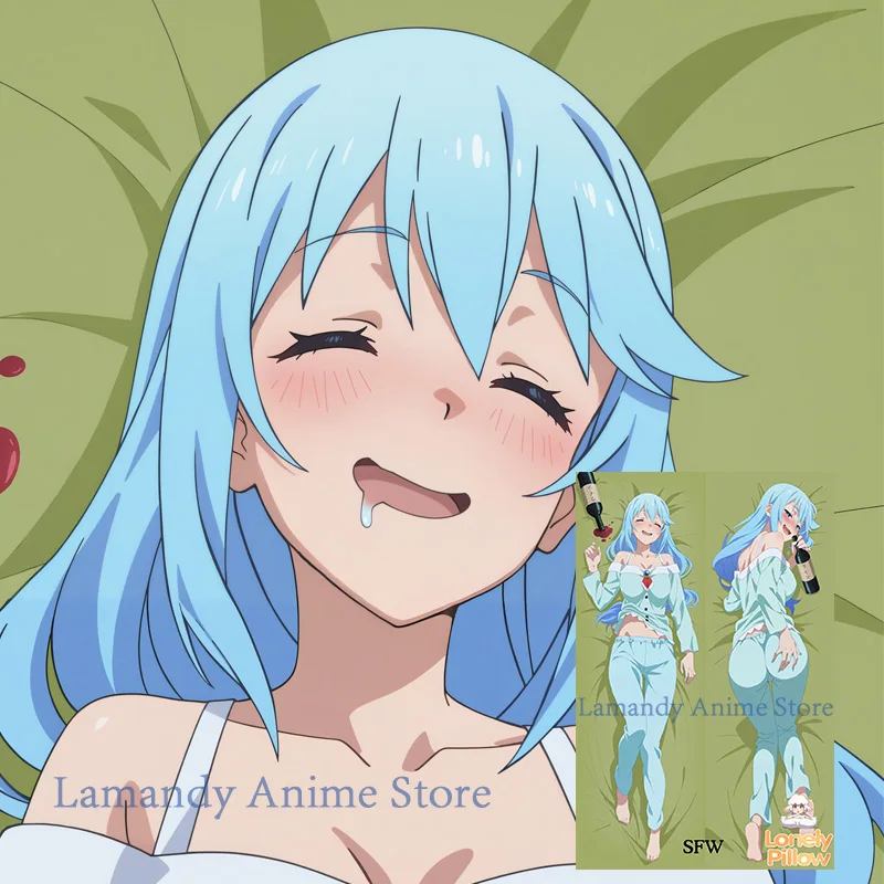 

Дакимакура Аква двусторонняя наволочка для тела полиэстер/хлопок