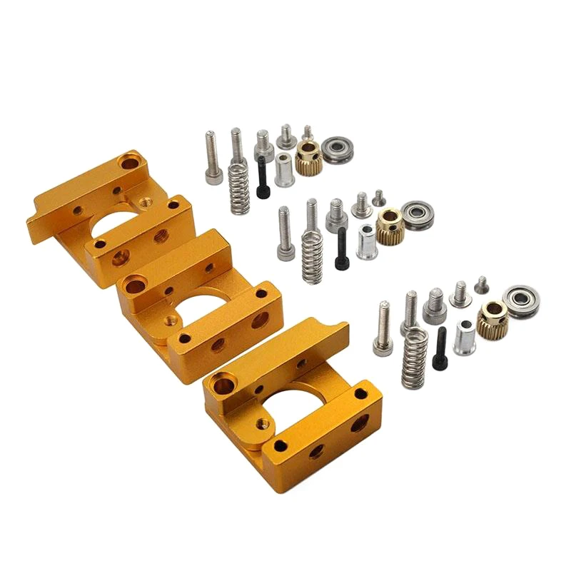 Aluminum Alloy Block MK8 Extruder For Makerbot 1.75mm Filament 3D Printers Parts Extrusion Right Left Short Hand Part DIY Kit | Компьютеры