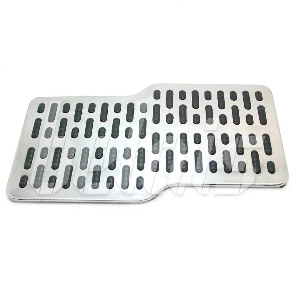 Накладка на водительский коврик (подпятник) металлический XNX-1 #12540 - купить по