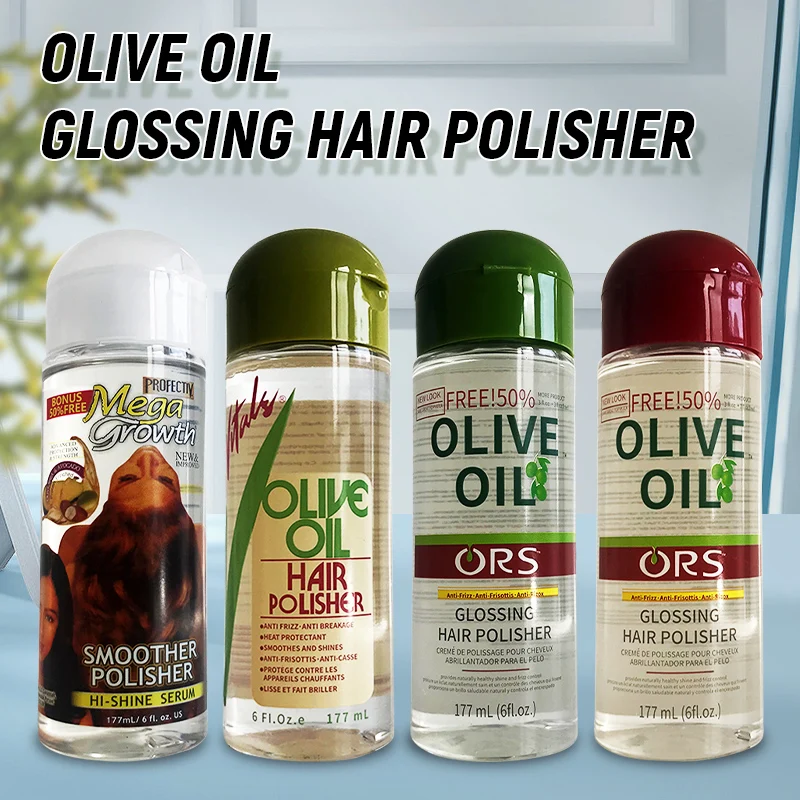 ORS 177ml/6.0oz Hair Polisher Olive Oil Moisturizing Essential Serum Glossing Hair Growth Repair