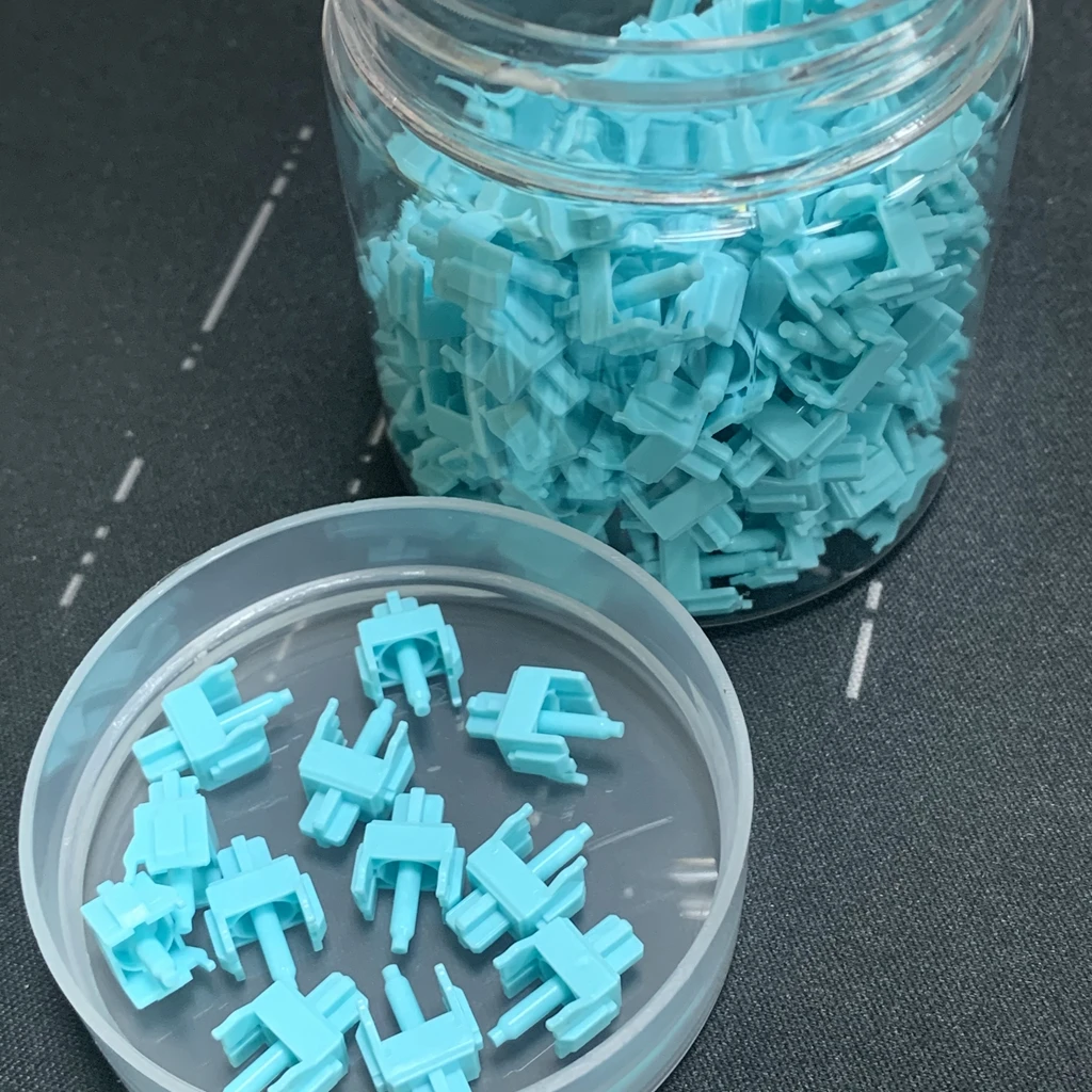 Переключатель Клавиатуры Zeal Tealios v2 Sky Blue, тактильные переключатели, пользовательские, Gateron Kailh Cherry, azzew Outemu JKDK