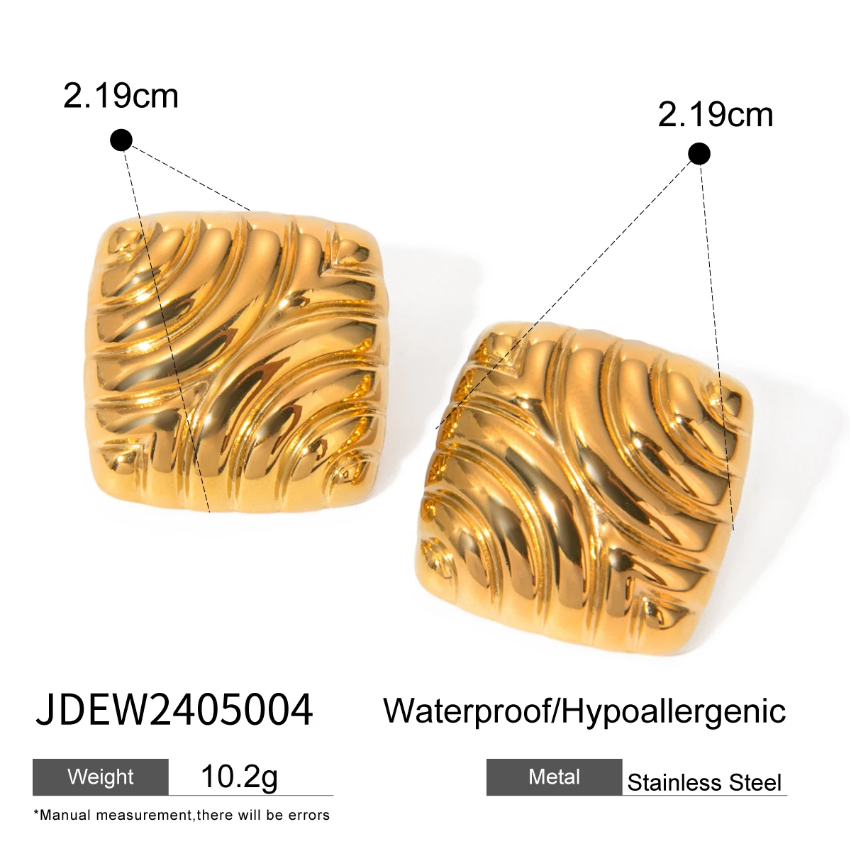 Uworld Модные Серьги-гвоздики Из Нержавеющей Стали Женские Геометрические