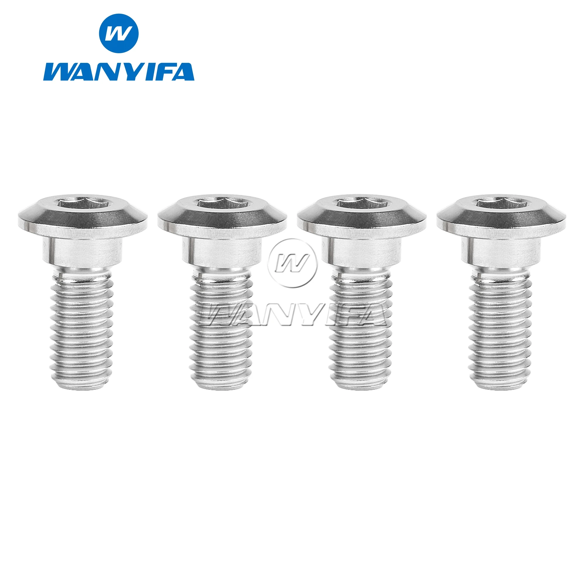 

Титановый болт Wanyifa M8x20/22/25/30/33/35/40 мм, винты с шестигранной головкой для тормозного диска мотоцикла Kawasaki, 4 шт.