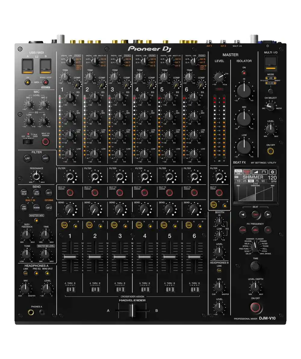 

100% OFFICIAL Pioneer DJ DJM-V10 6-channel DJ Mixer