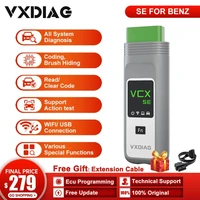 vxdiag vcx se for benz professional diagnostic tools for mercedes obd2 scanner ecu coding programming c6 bi directional control
