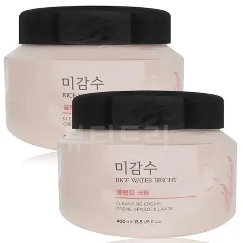 THE FACE SHOP Очищающий крем на основе рисовой воды 400 мл + 400 мл