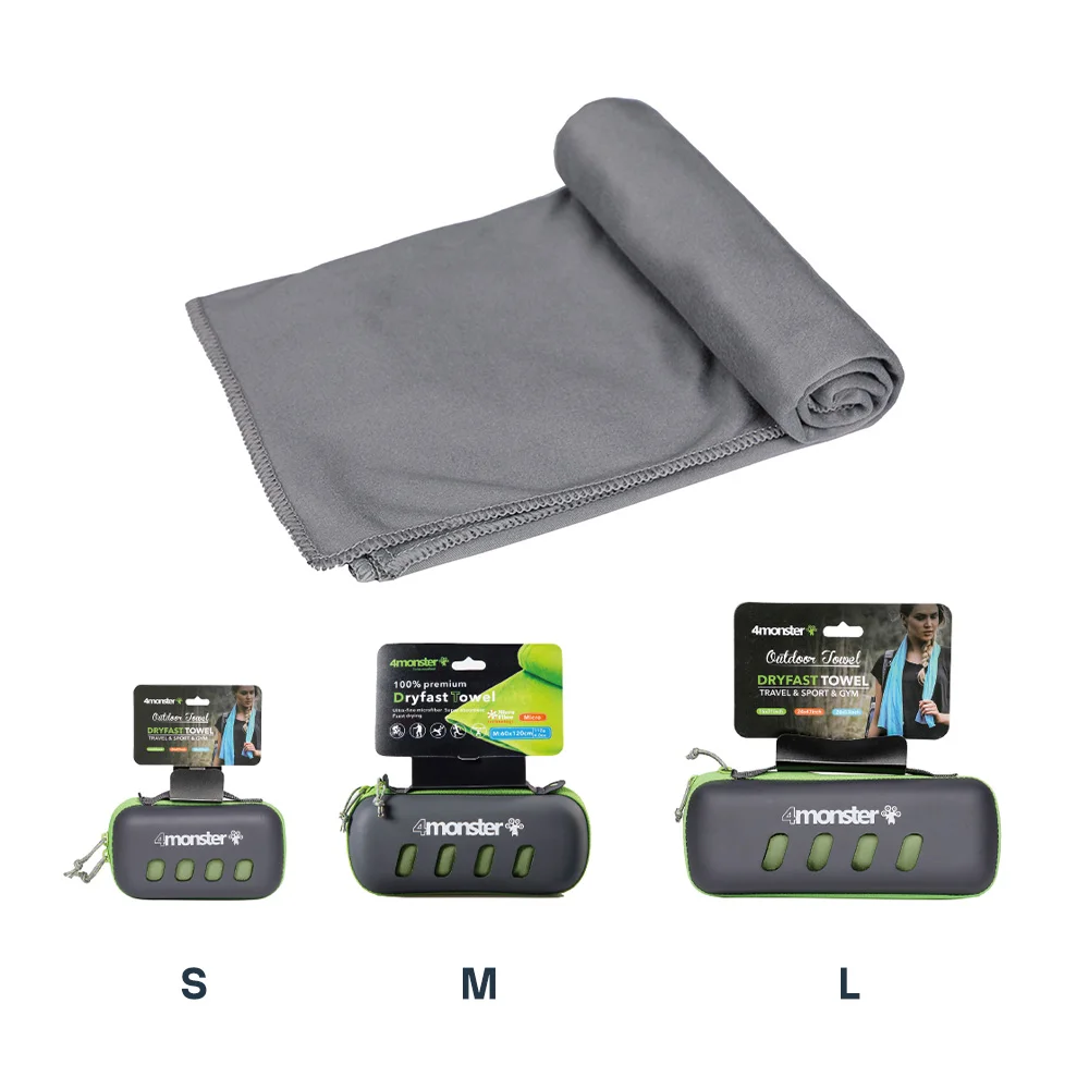 Microfiber Towel, Travel Towel, Camping Towel, Fast Drying, Soft Light Weight,Suitable for Gym, Beach, Swimming,